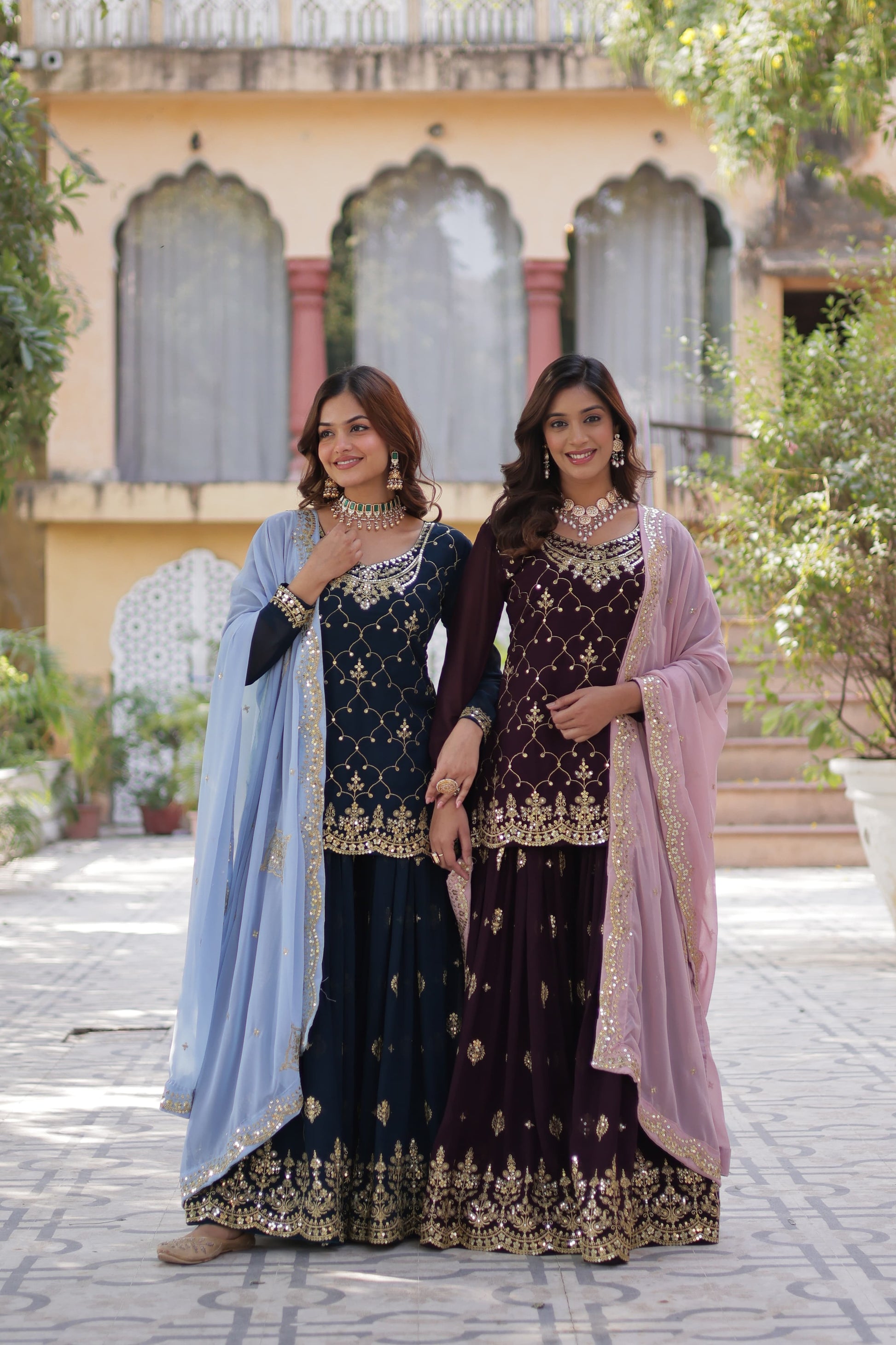 Hooriya Fashions - PREMIUM DESIGNER READYMADE KURTI-PLAZOO-DUPATTA COLLECTIONS.