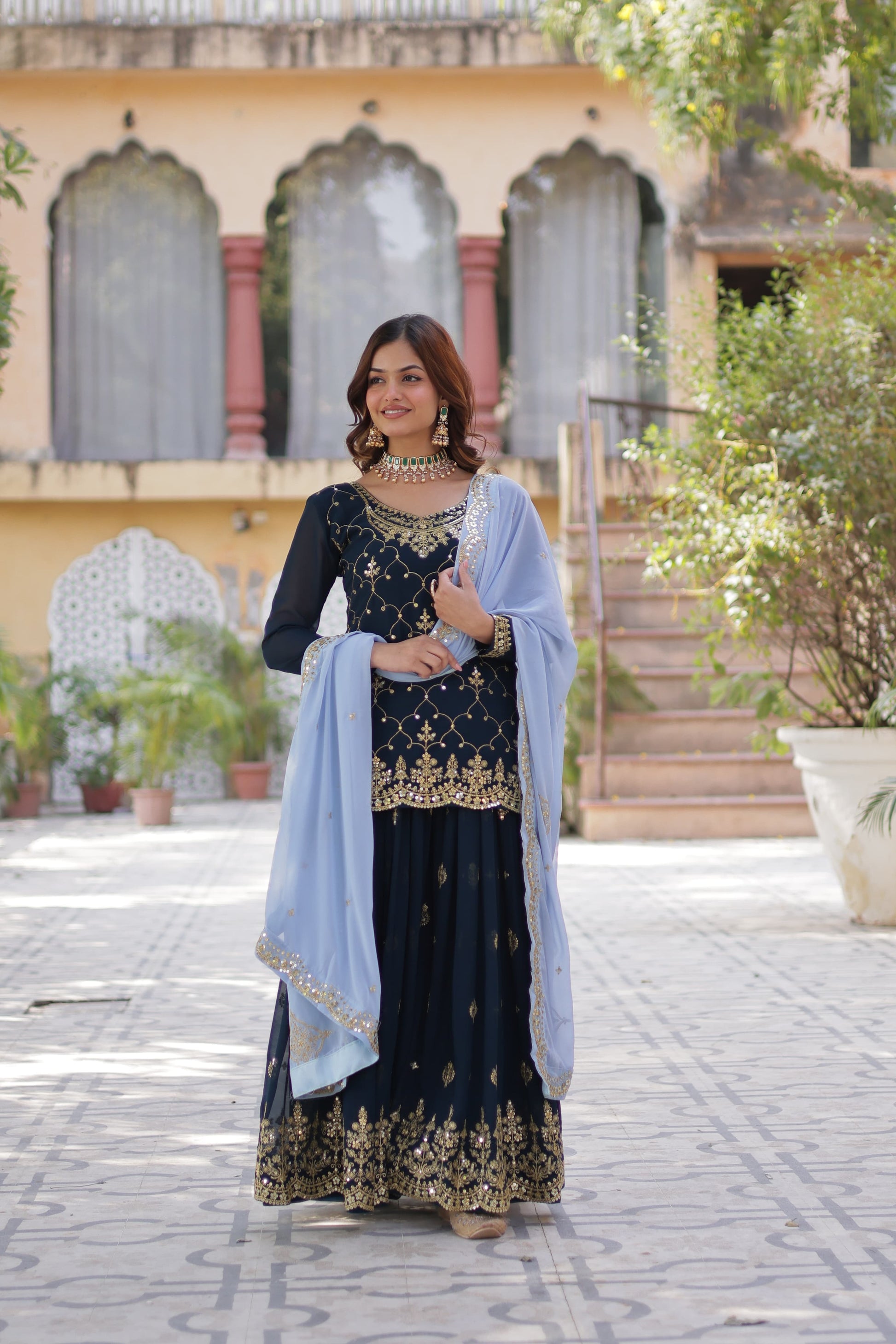 Hooriya Fashions - PREMIUM DESIGNER READYMADE KURTI-PLAZOO-DUPATTA COLLECTIONS.