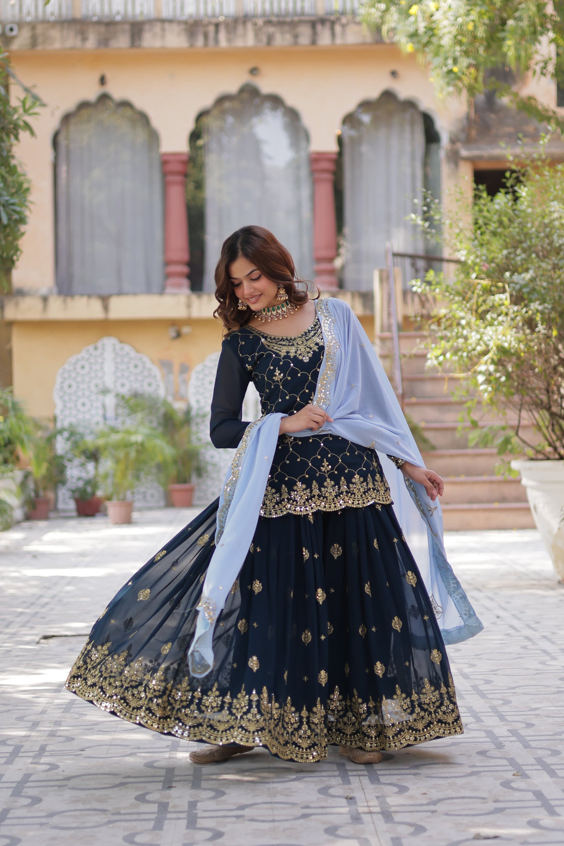 Hooriya Fashions - PREMIUM DESIGNER READYMADE KURTI-PLAZOO-DUPATTA COLLECTIONS.