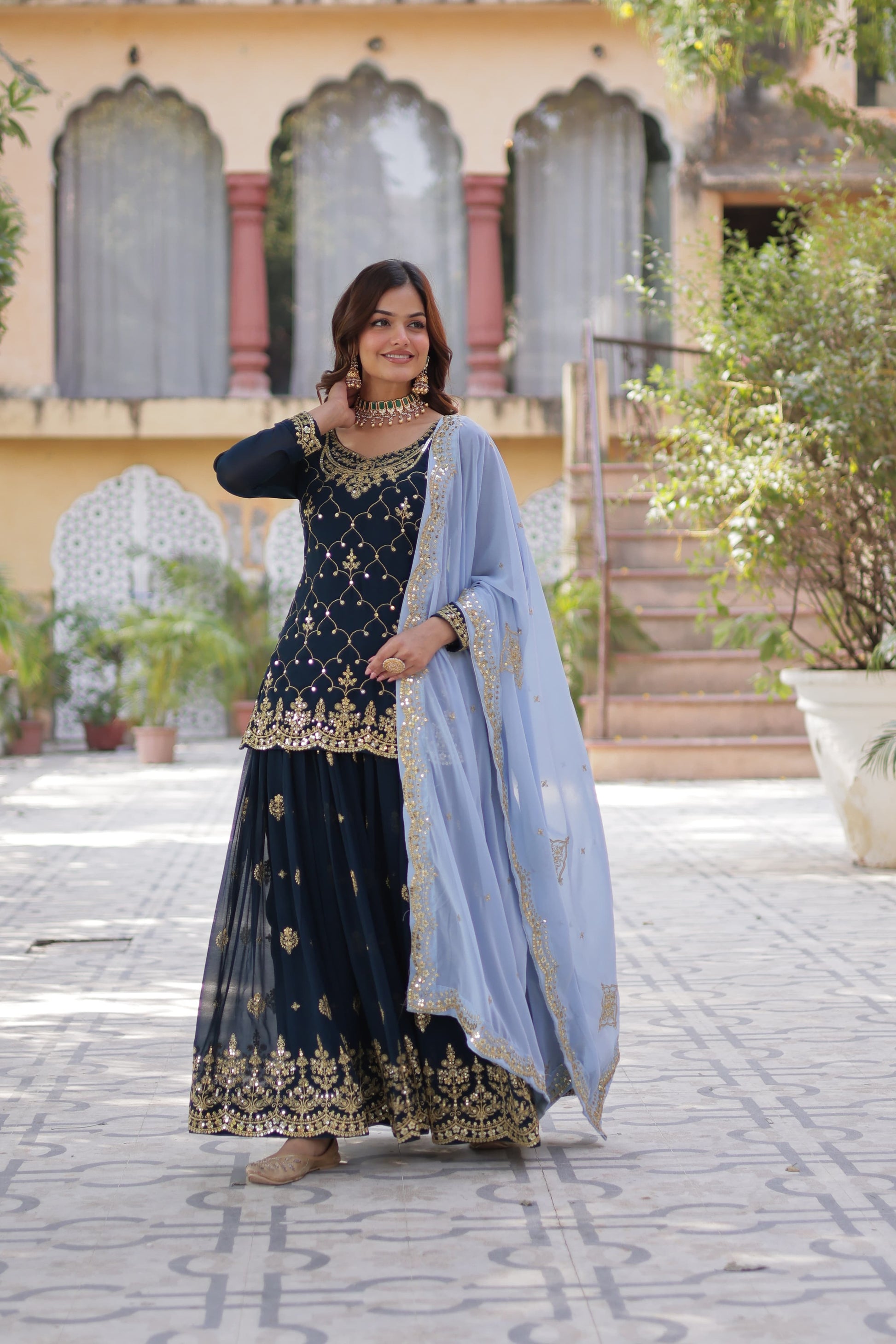 Hooriya Fashions - PREMIUM DESIGNER READYMADE KURTI-PLAZOO-DUPATTA COLLECTIONS.