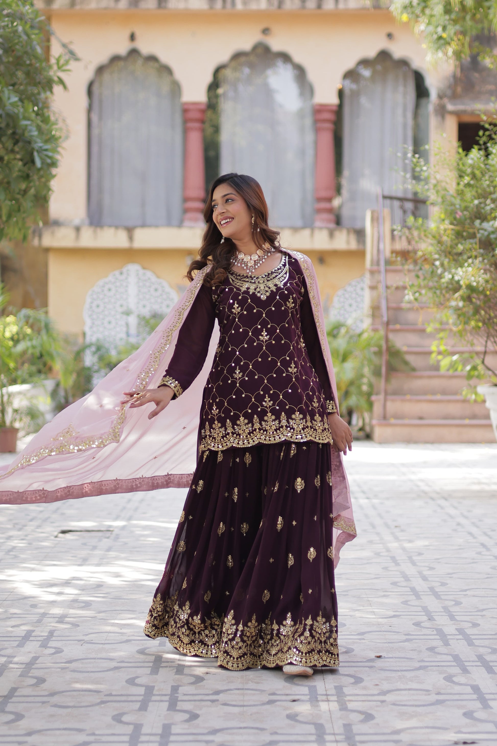 Hooriya Fashions - PREMIUM DESIGNER READYMADE KURTI-PLAZOO-DUPATTA COLLECTIONS.