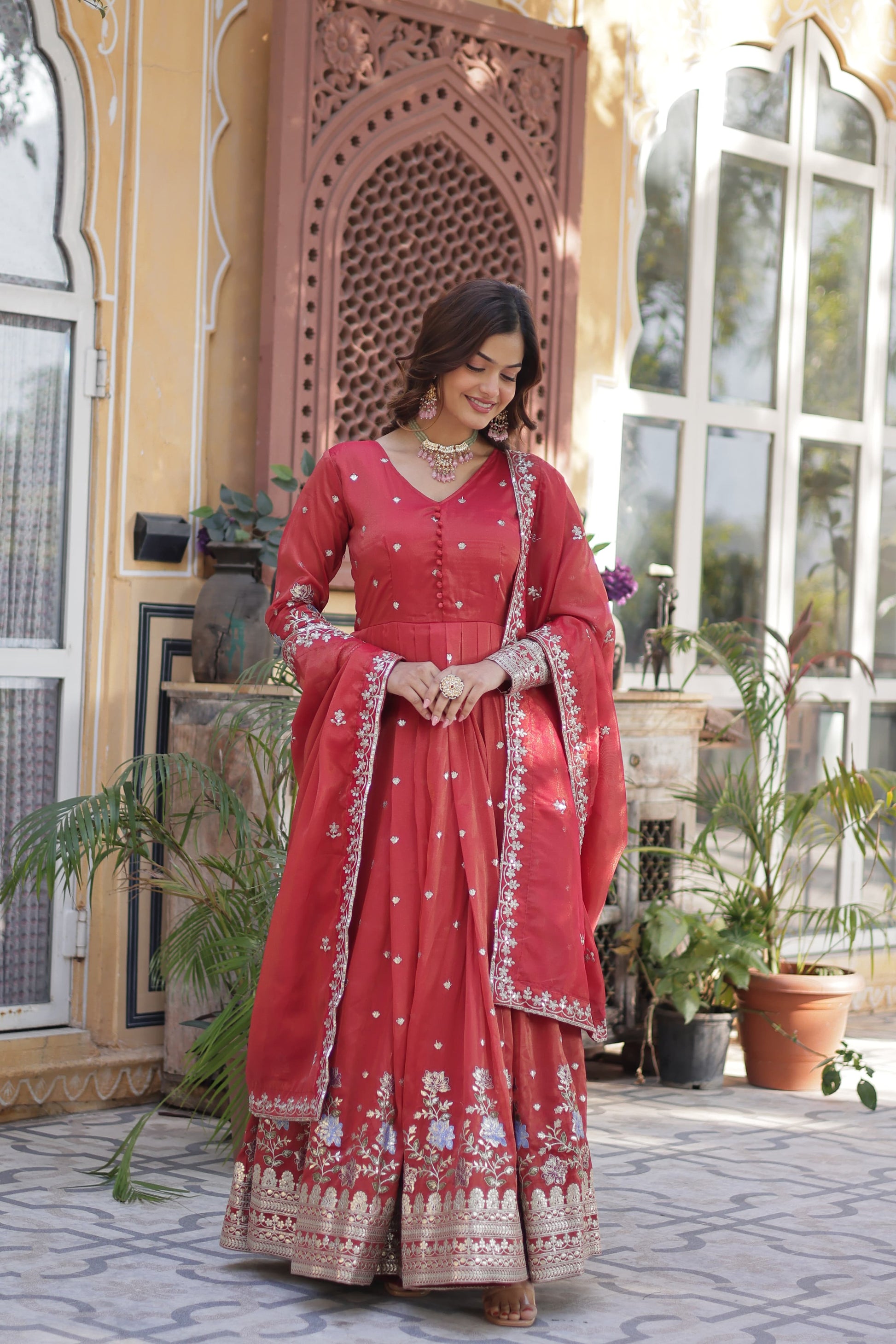 Hooriya fashions -  PREMIUM DESIGNER READYMADE KURTI-PLAZOO-DUPATTA