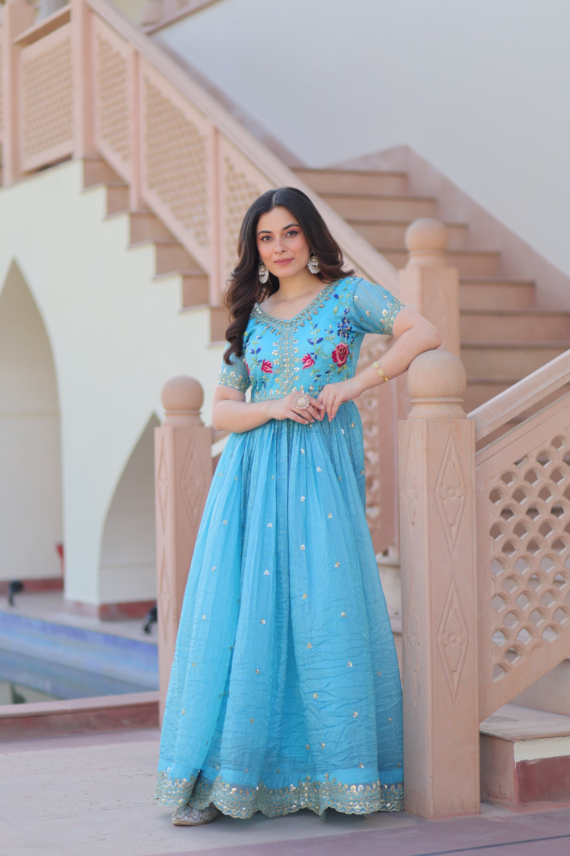 Hooriya Fashions - PREMIUM DESIGNER READYMADE GOWN