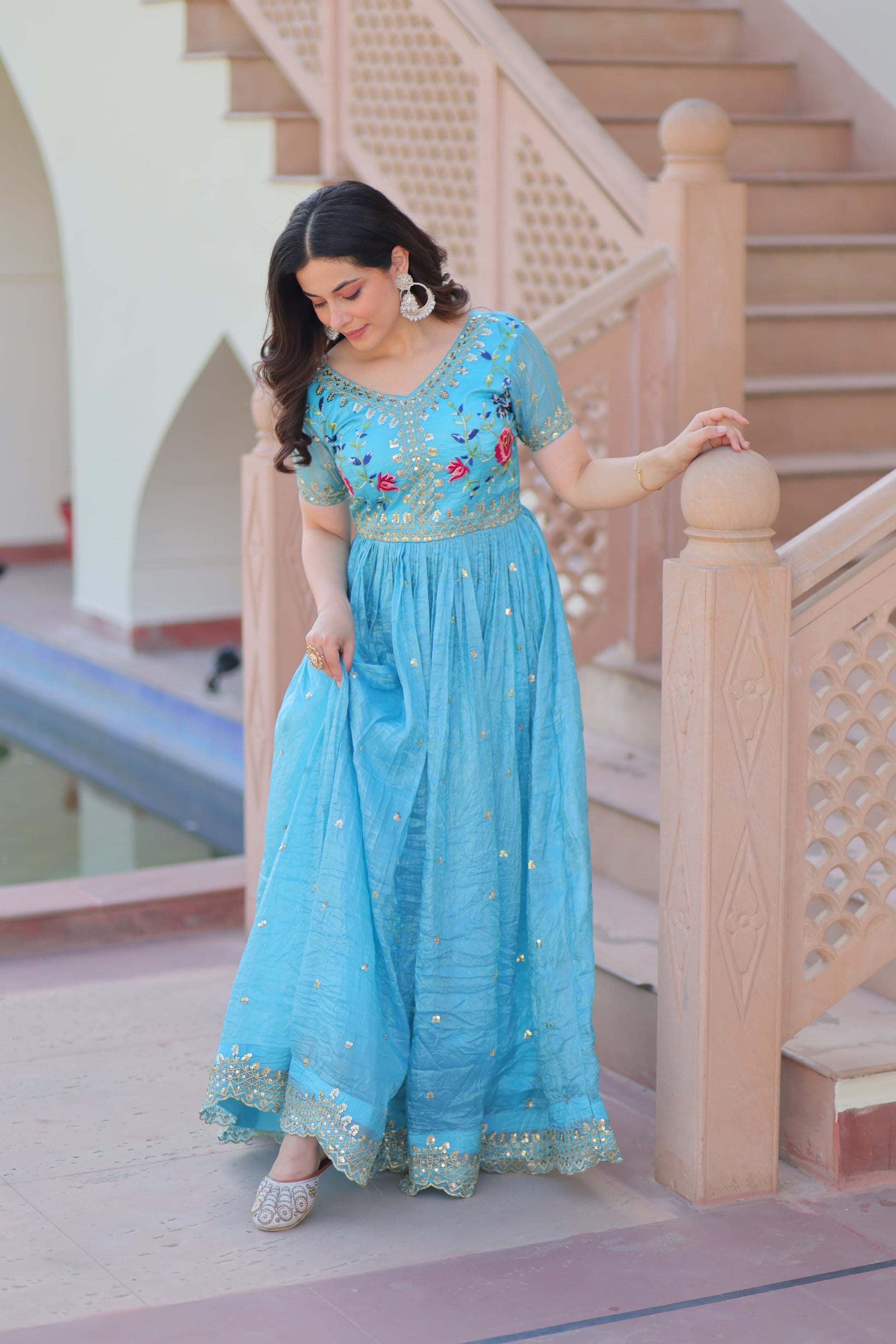 Hooriya Fashions - PREMIUM DESIGNER READYMADE GOWN