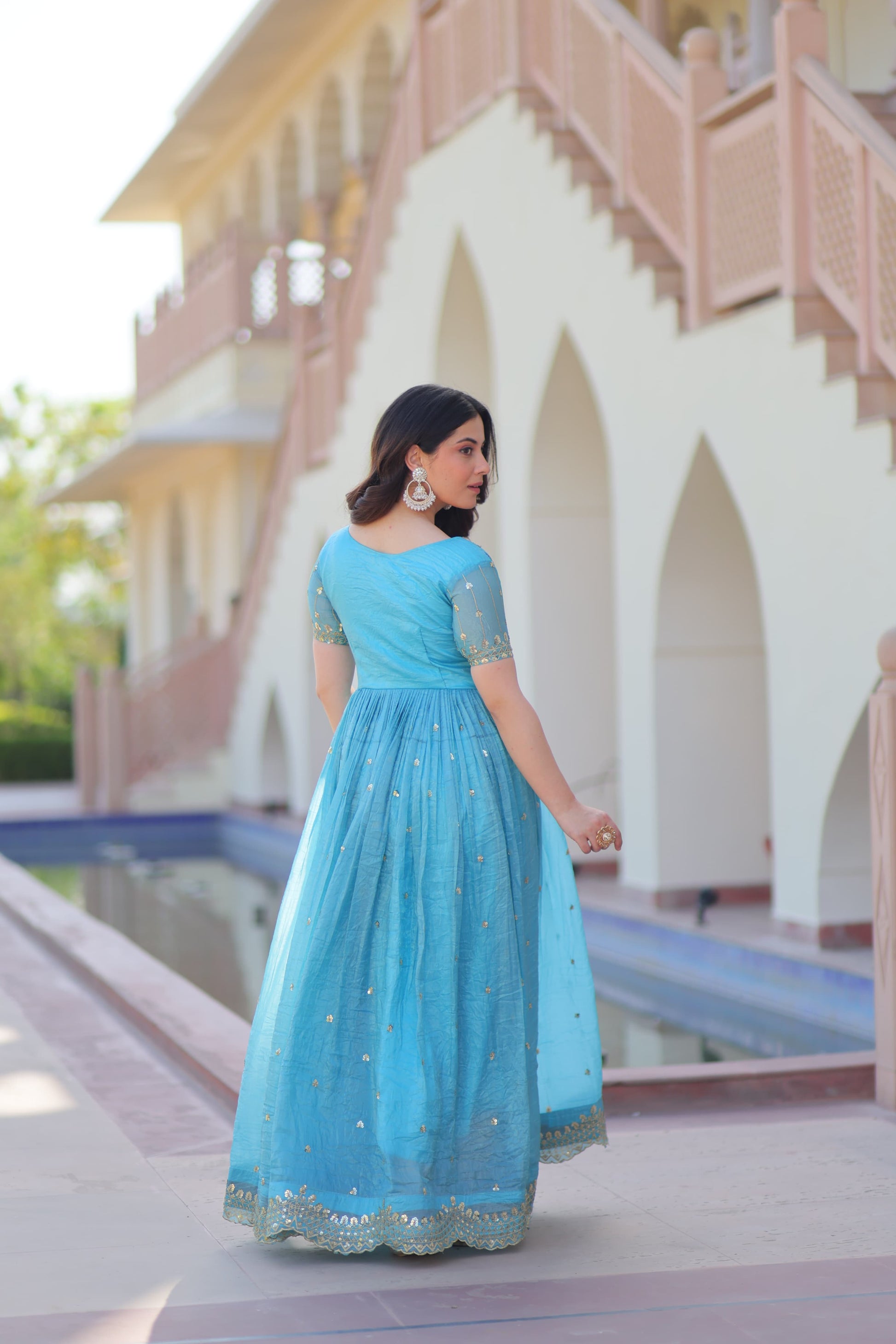 Hooriya Fashions - PREMIUM DESIGNER READYMADE GOWN