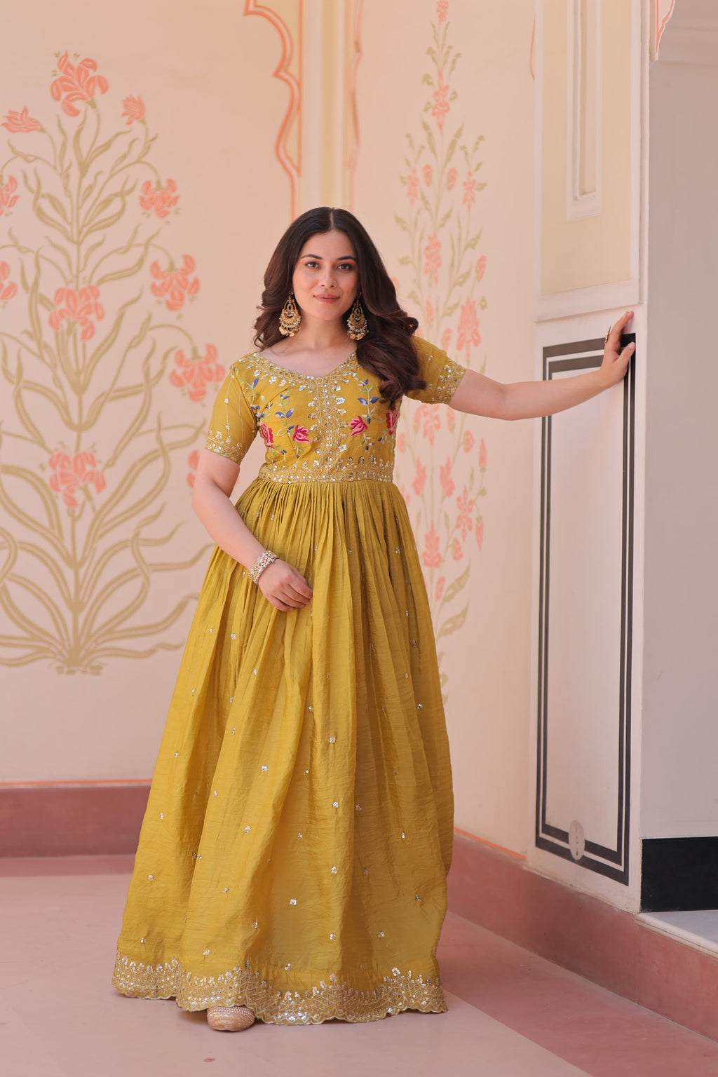 Hooriya Fashions - PREMIUM DESIGNER READYMADE GOWN
