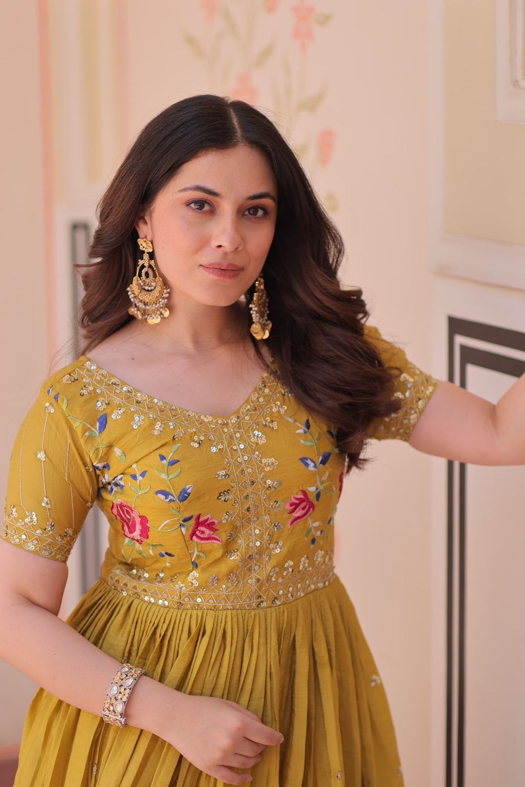 Hooriya Fashions - PREMIUM DESIGNER READYMADE GOWN