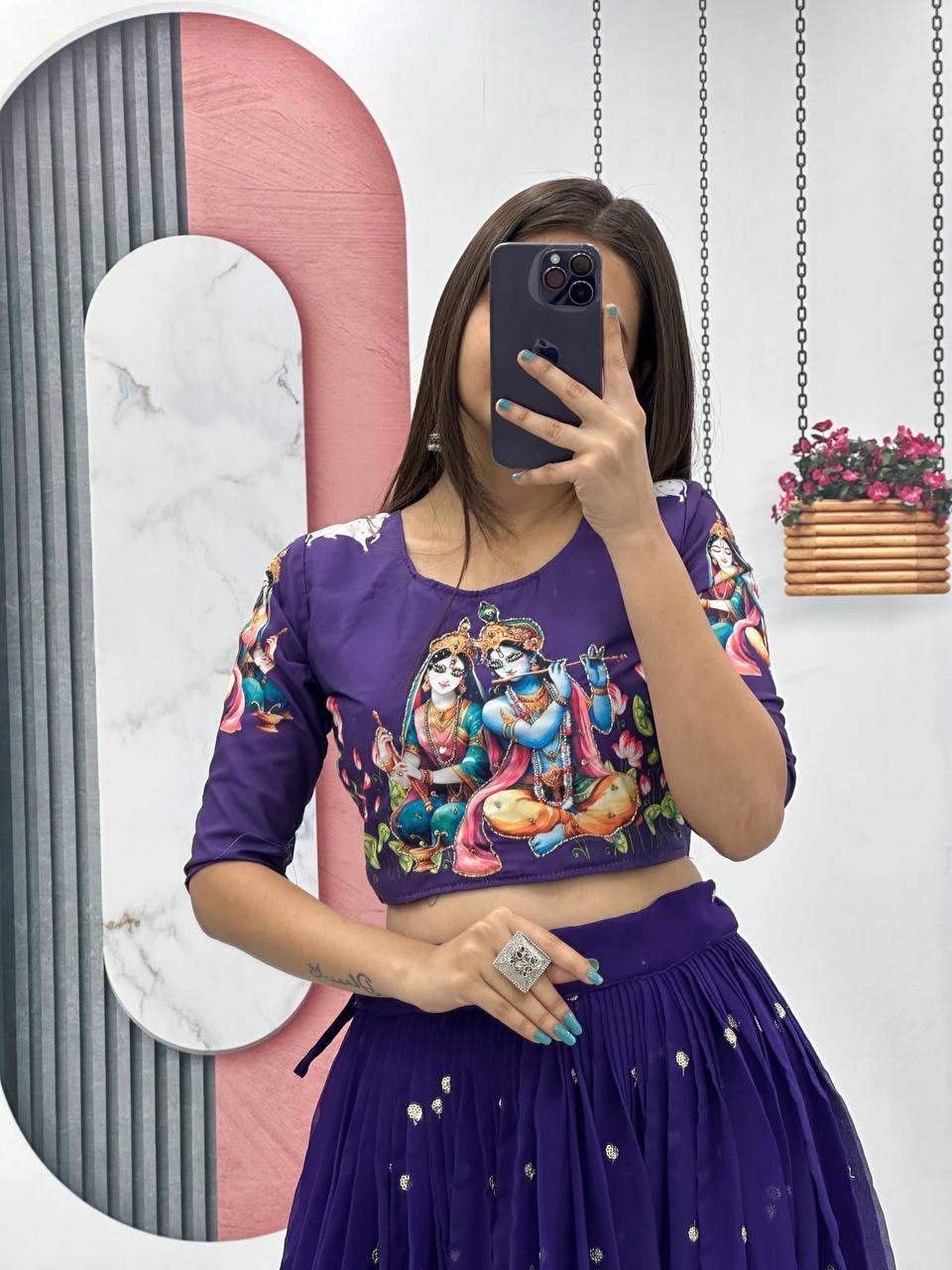 Hooriya Fashions - Choli Lehenga