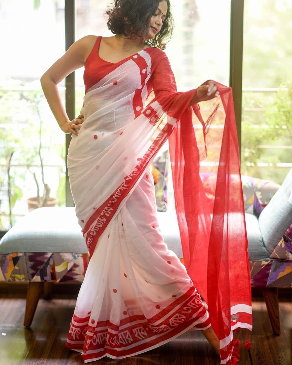 Hooriya fashions - Soft Linen sarees