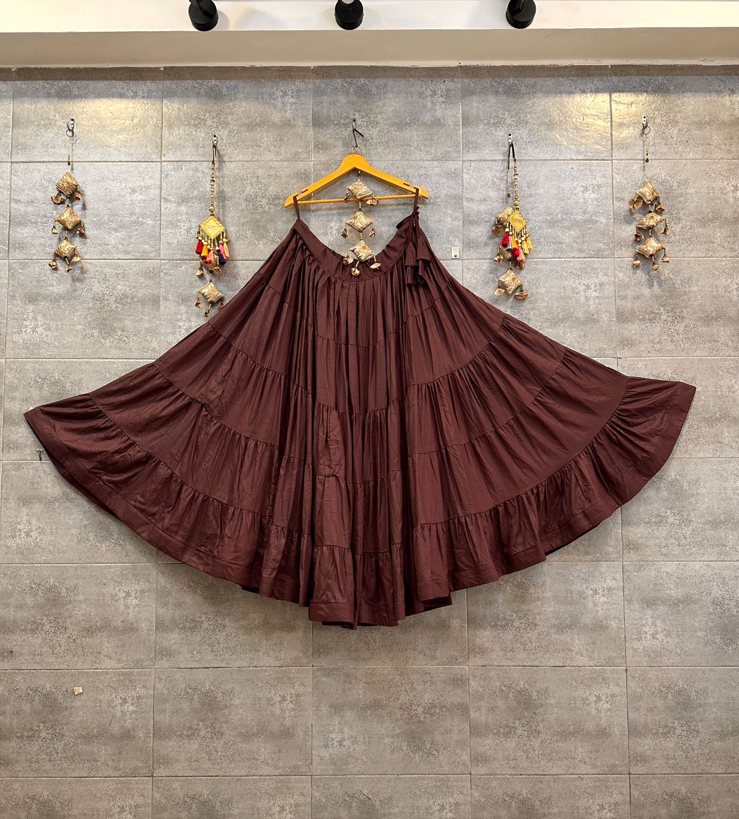 Hooriya Fashions - Reyon cotton tyre concept skirt