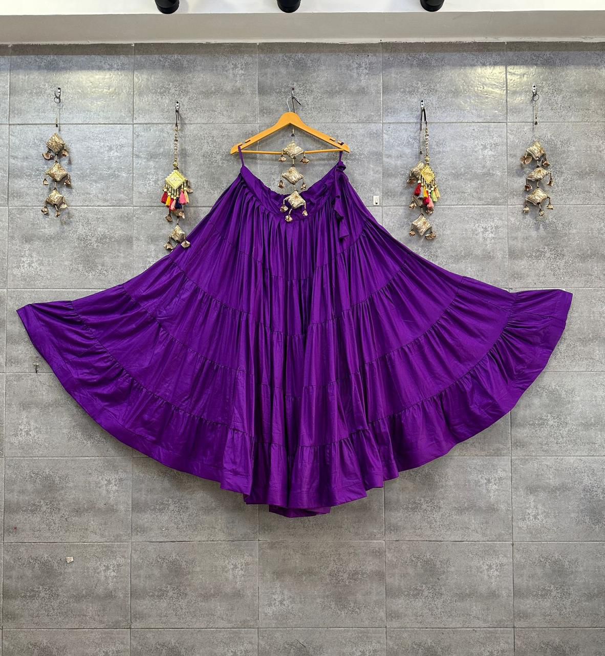 Hooriya Fashions - Reyon cotton tyre concept skirt