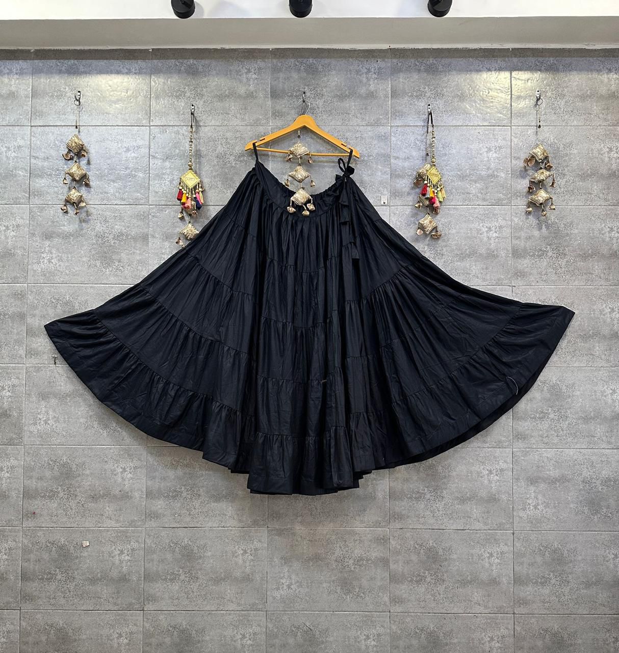 Hooriya Fashions - Reyon cotton tyre concept skirt