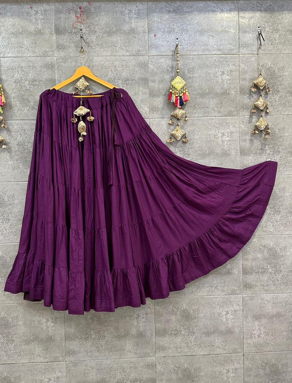 Hooriya Fashions - Reyon cotton tyre concept skirt