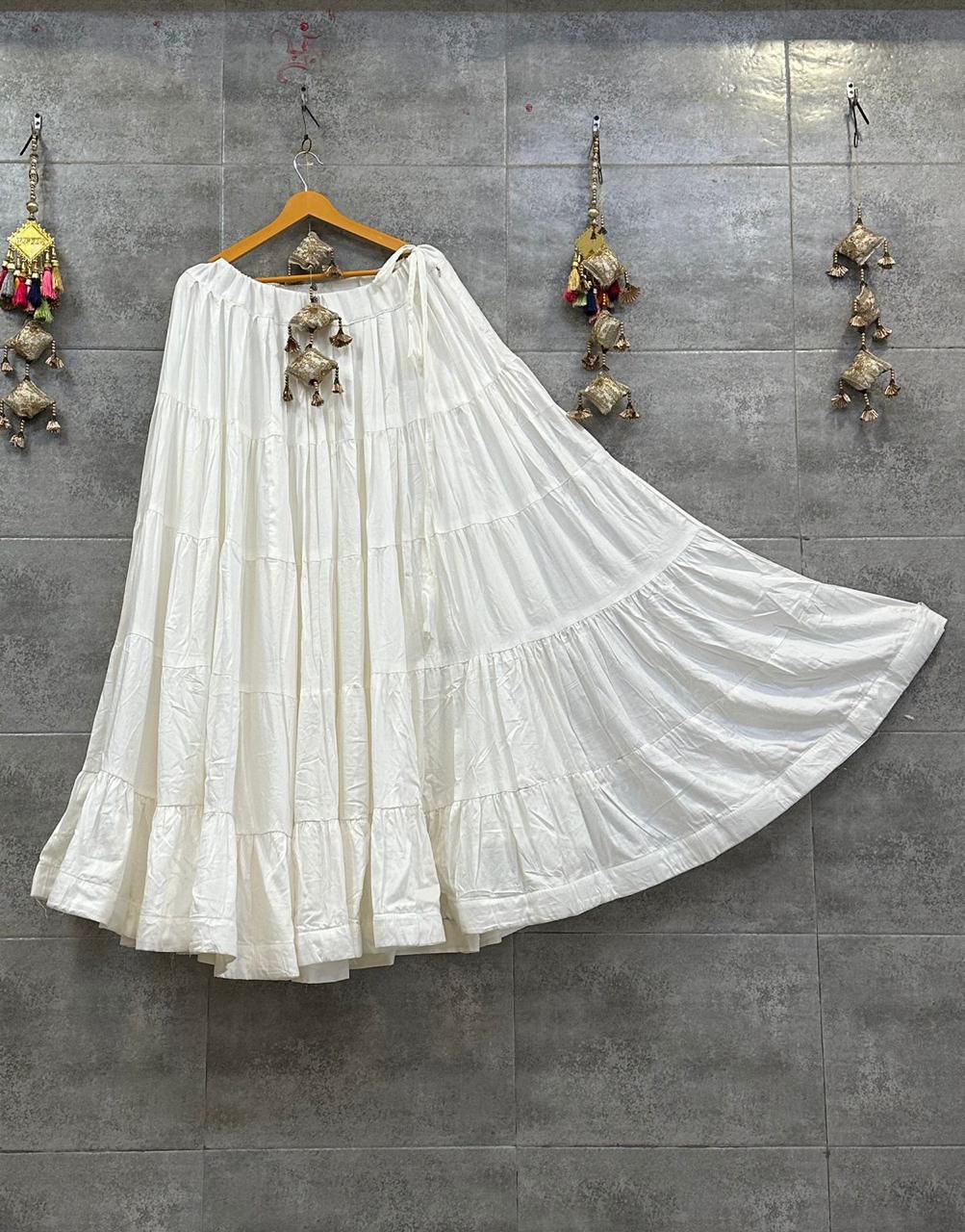 Hooriya Fashions - Reyon cotton tyre concept skirt