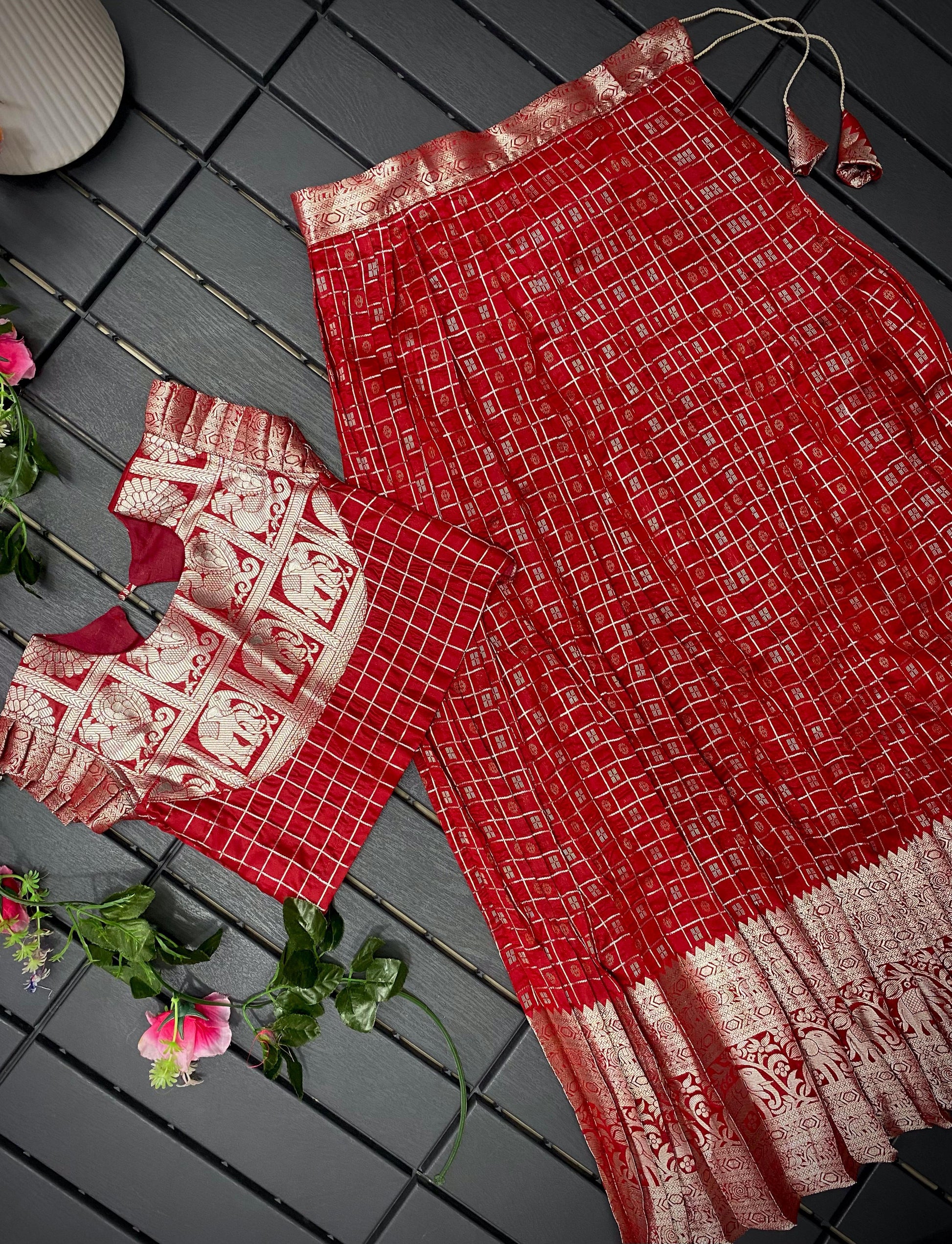 HOORIYA FASHIONS - kids crop top with blouse