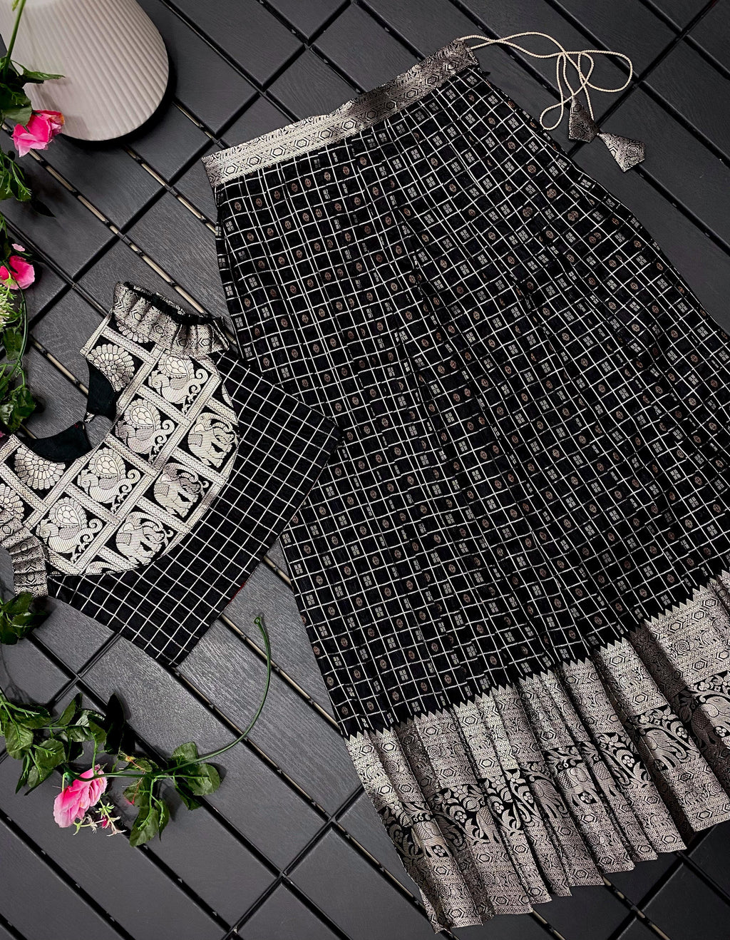 HOORIYA FASHIONS - kids crop top with blouse