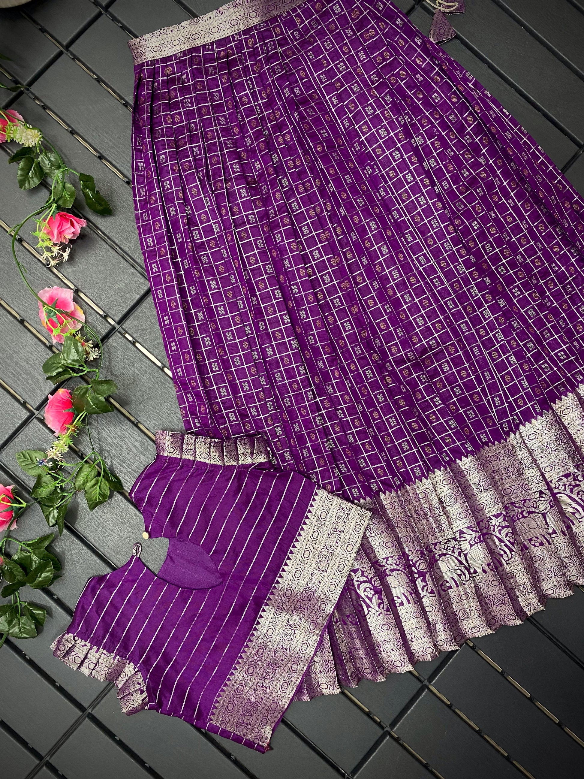 HOORIYA FASHIONS - kids crop top with blouse