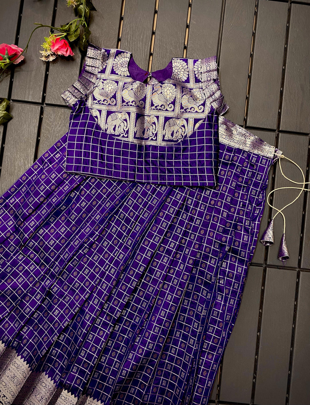 HOORIYA FASHIONS - kids crop top with blouse