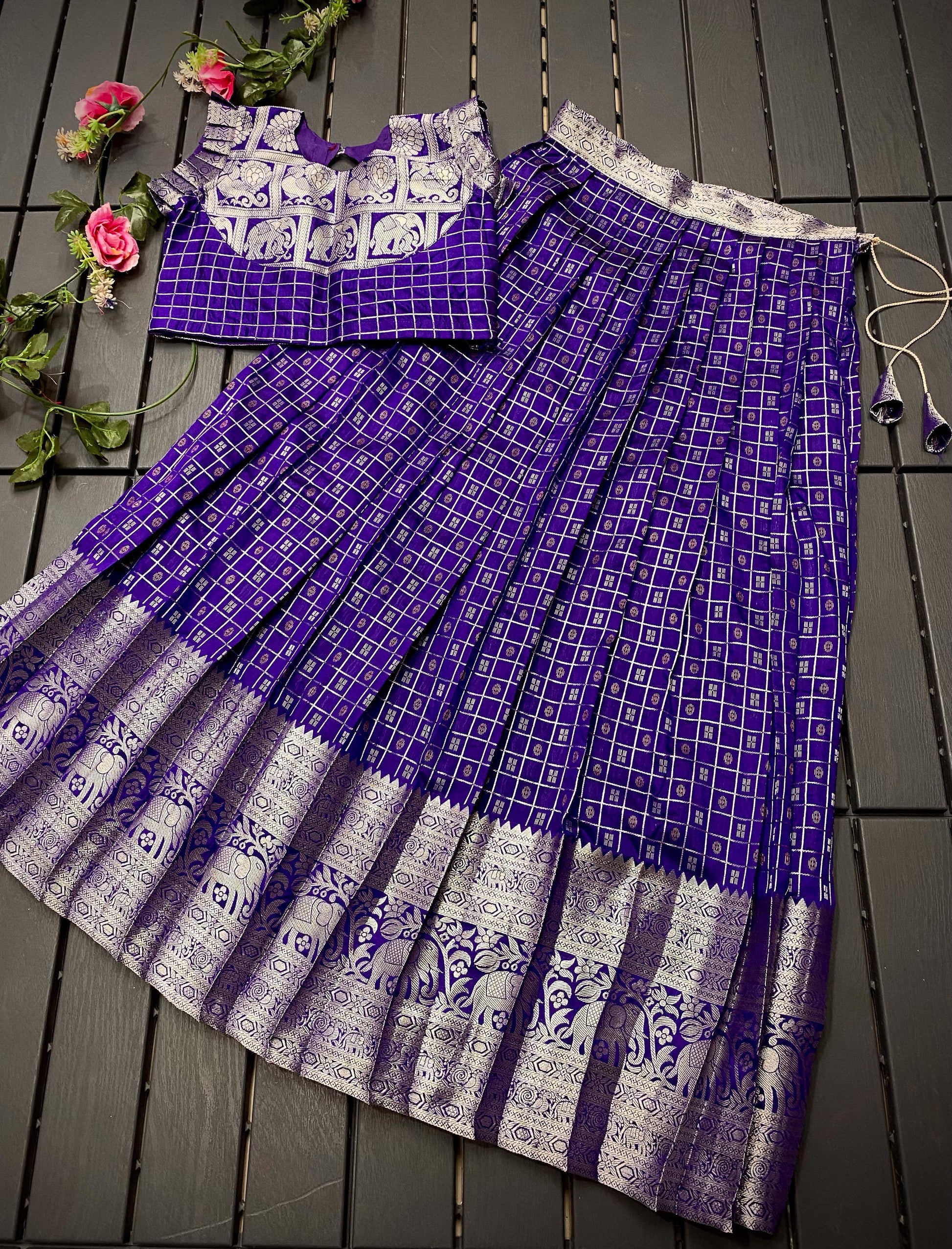 HOORIYA FASHIONS - kids crop top with blouse