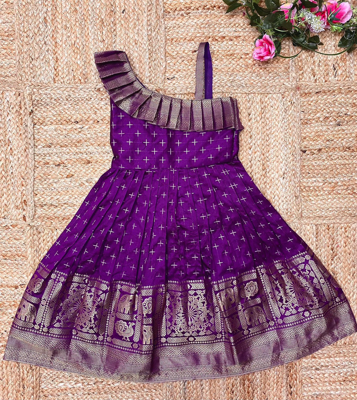 HOORIYA FASHIONS -  kids crop top with blouse