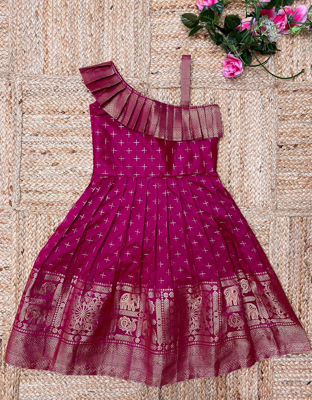 HOORIYA FASHIONS -  kids crop top with blouse