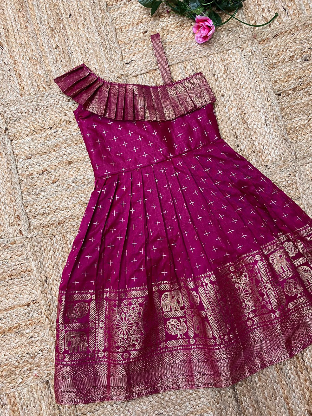 HOORIYA FASHIONS -  kids crop top with blouse