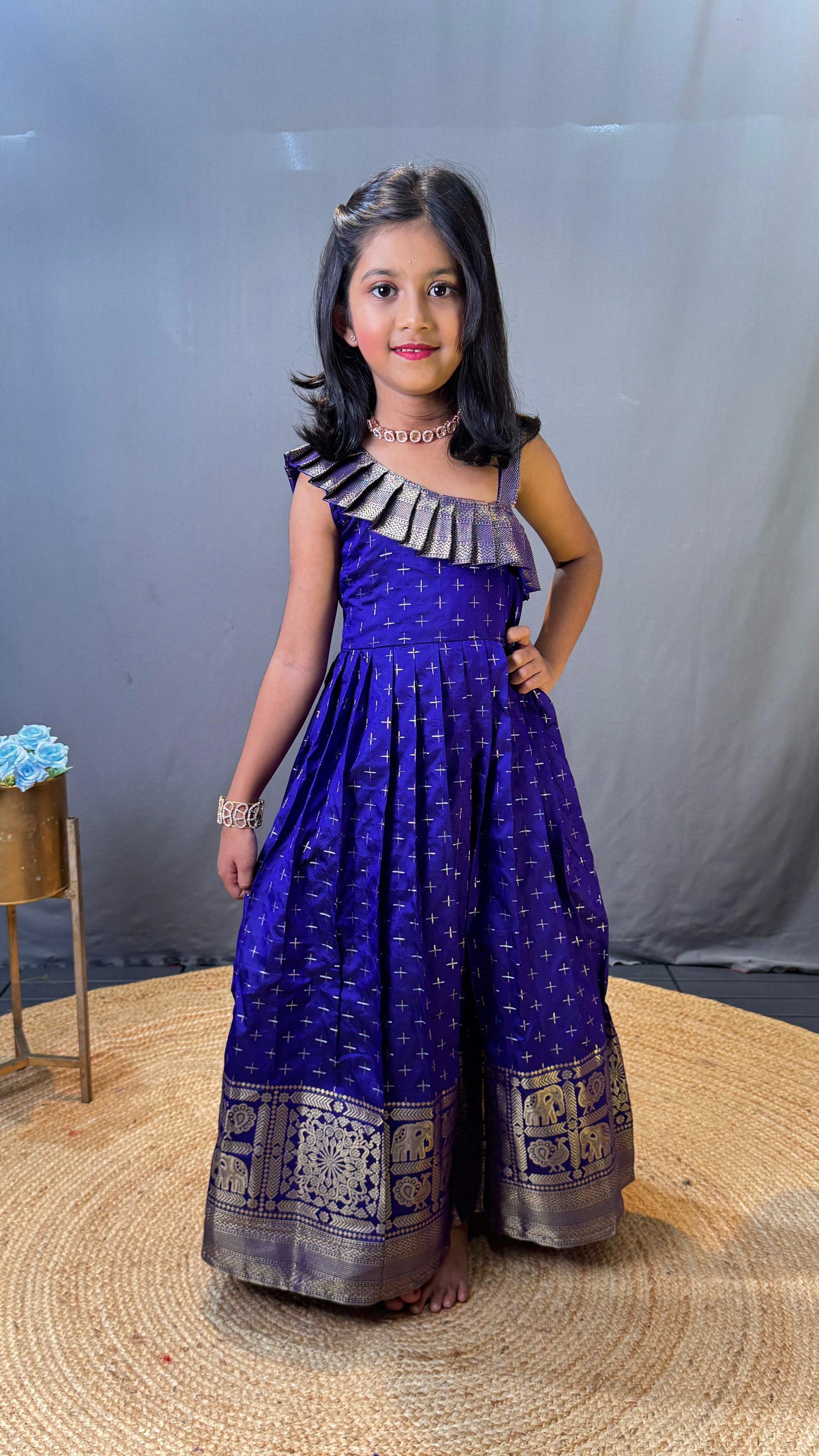 HOORIYA FASHIONS -  kids crop top with blouse