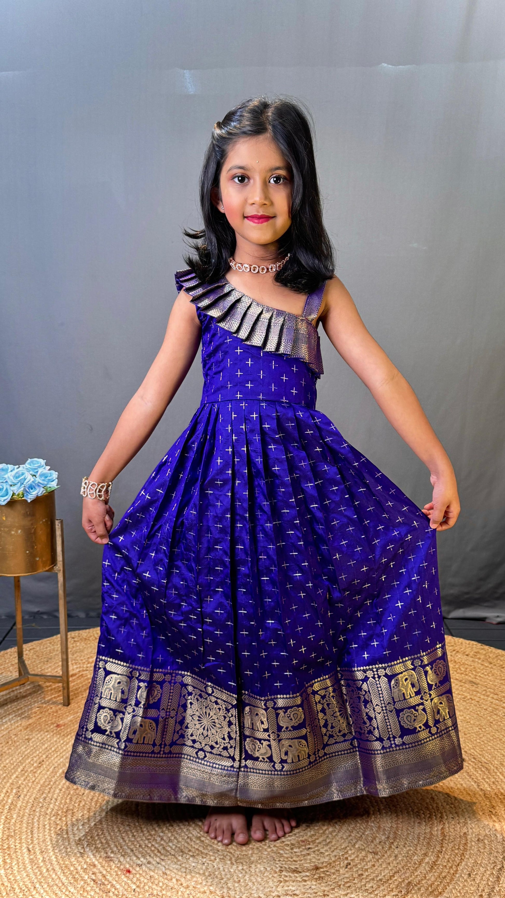 HOORIYA FASHIONS -  kids crop top with blouse