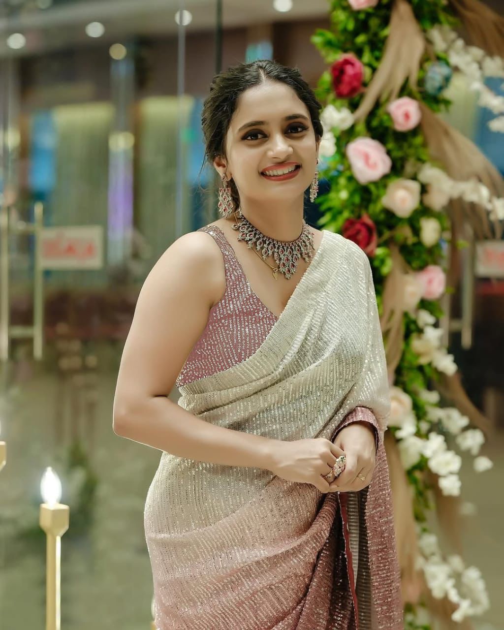 Hooriya Fashions - Soft Georgette Saree With Digital Print