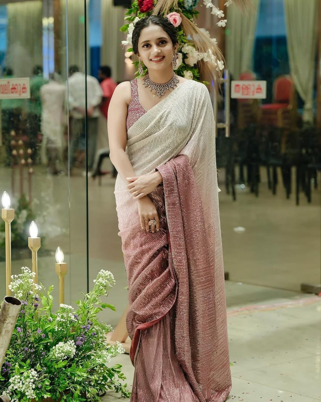 Hooriya Fashions - Soft Georgette Saree With Digital Print