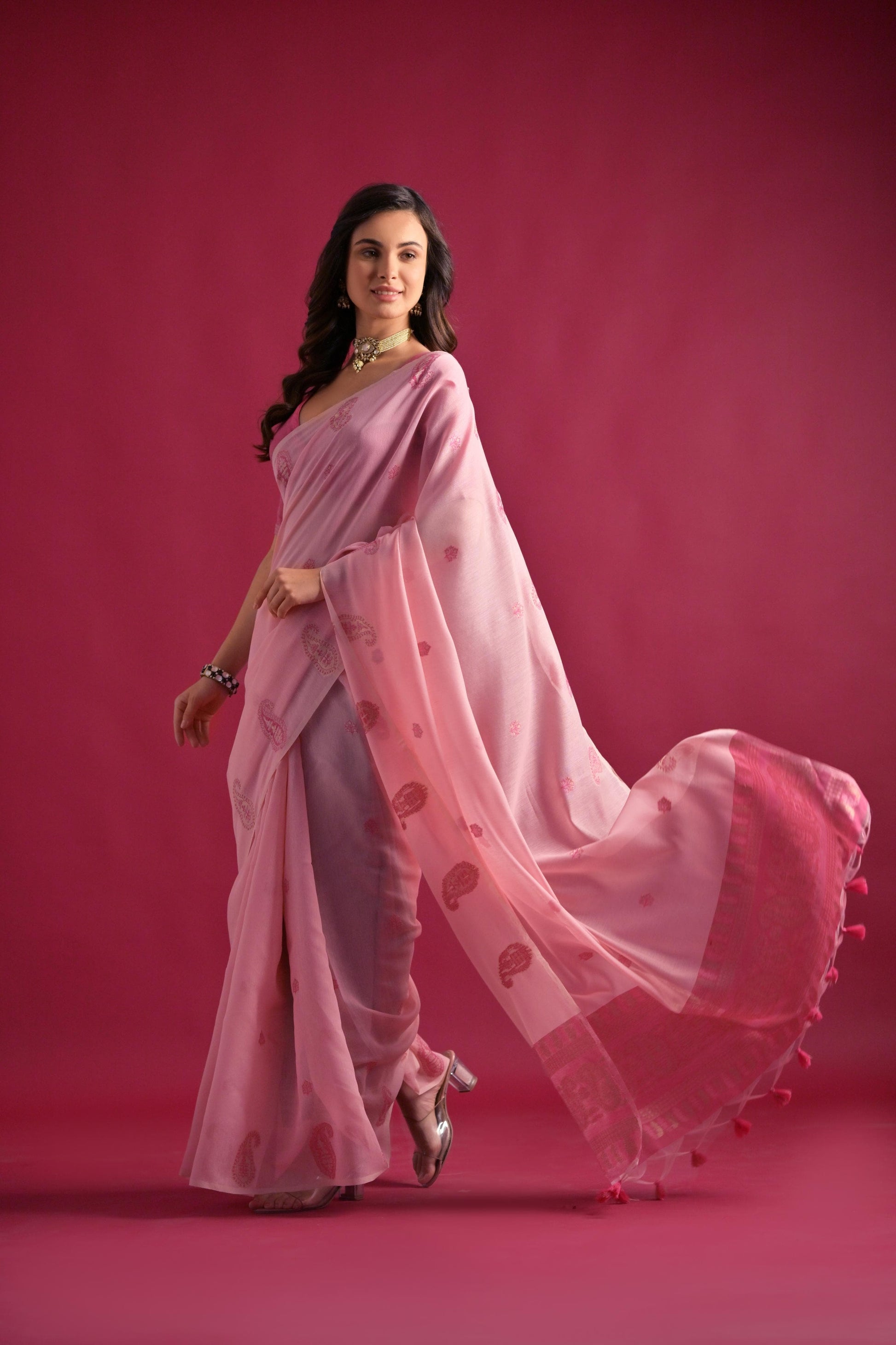 Hooriya fashions -  Premium Soft mul cotton saree