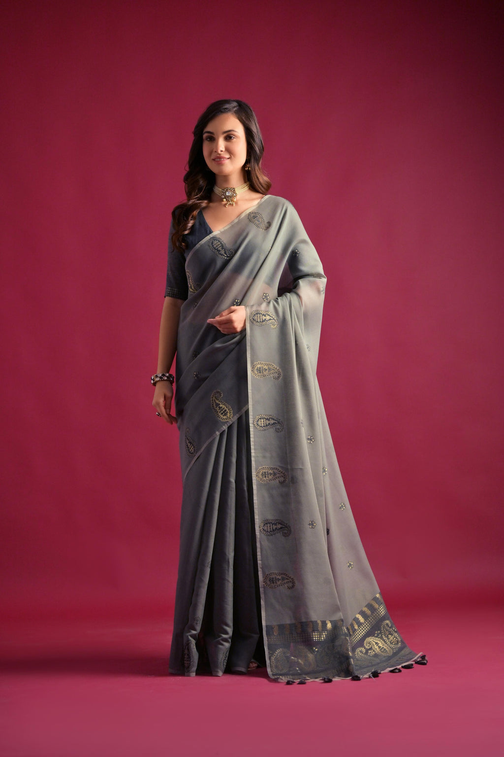 Hooriya fashions -  Premium Soft mul cotton saree