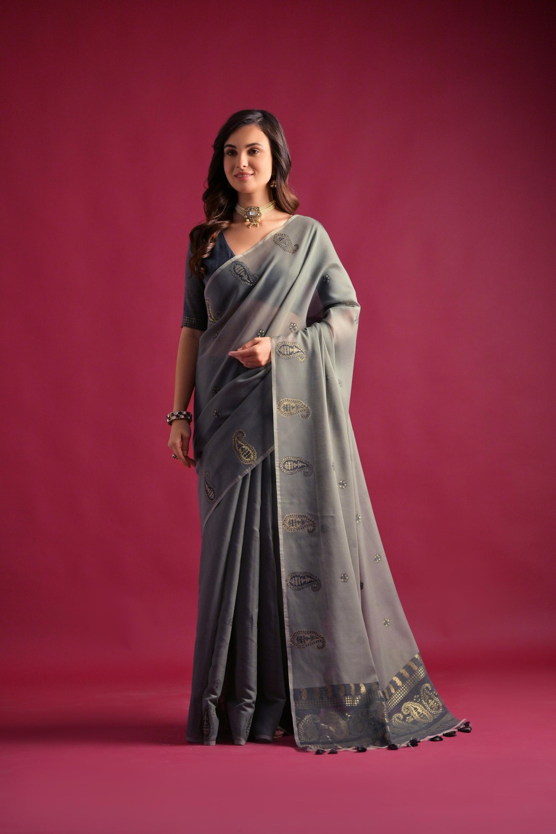 Hooriya fashions -  Premium Soft mul cotton saree