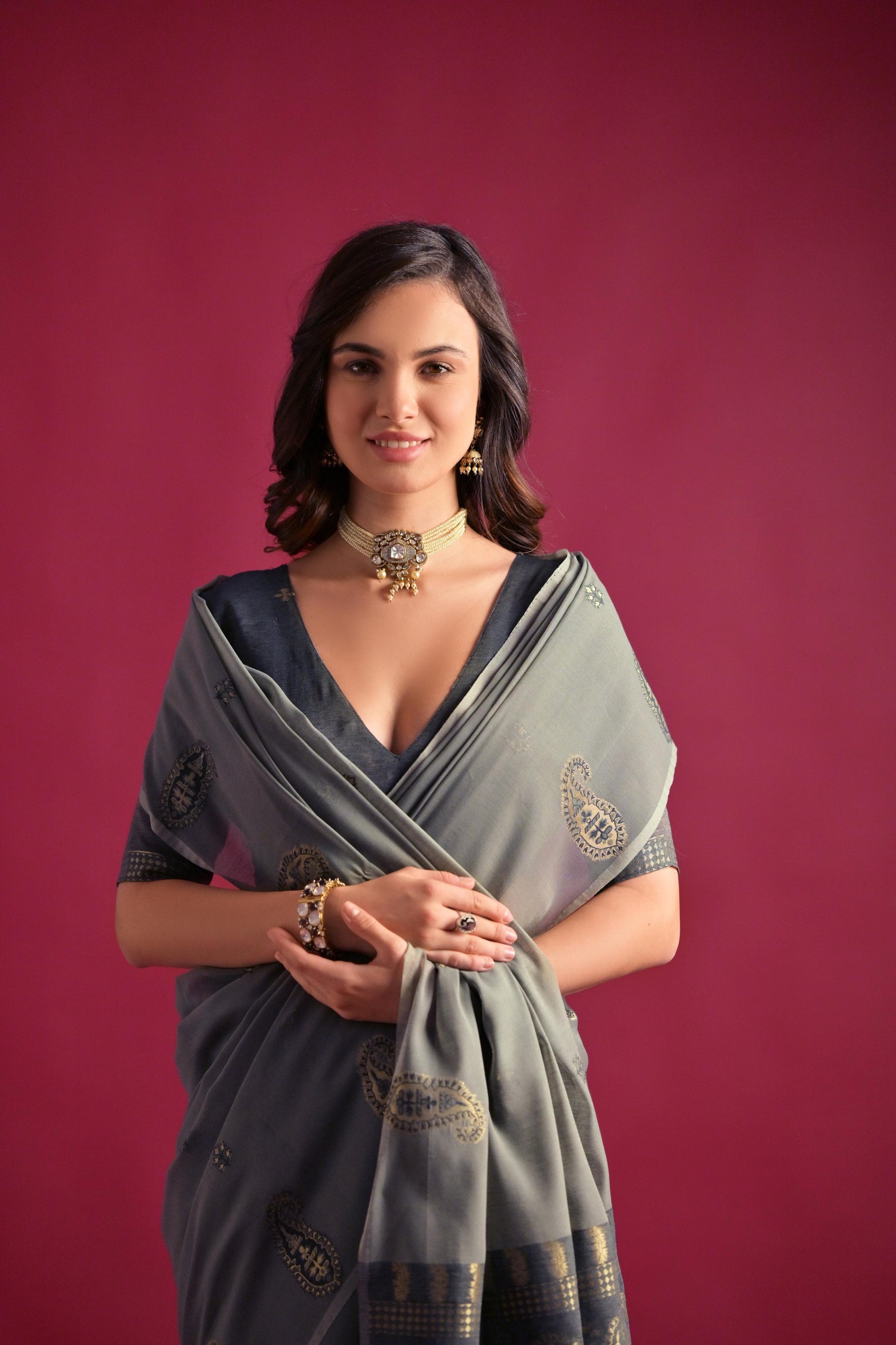 Hooriya fashions -  Premium Soft mul cotton saree