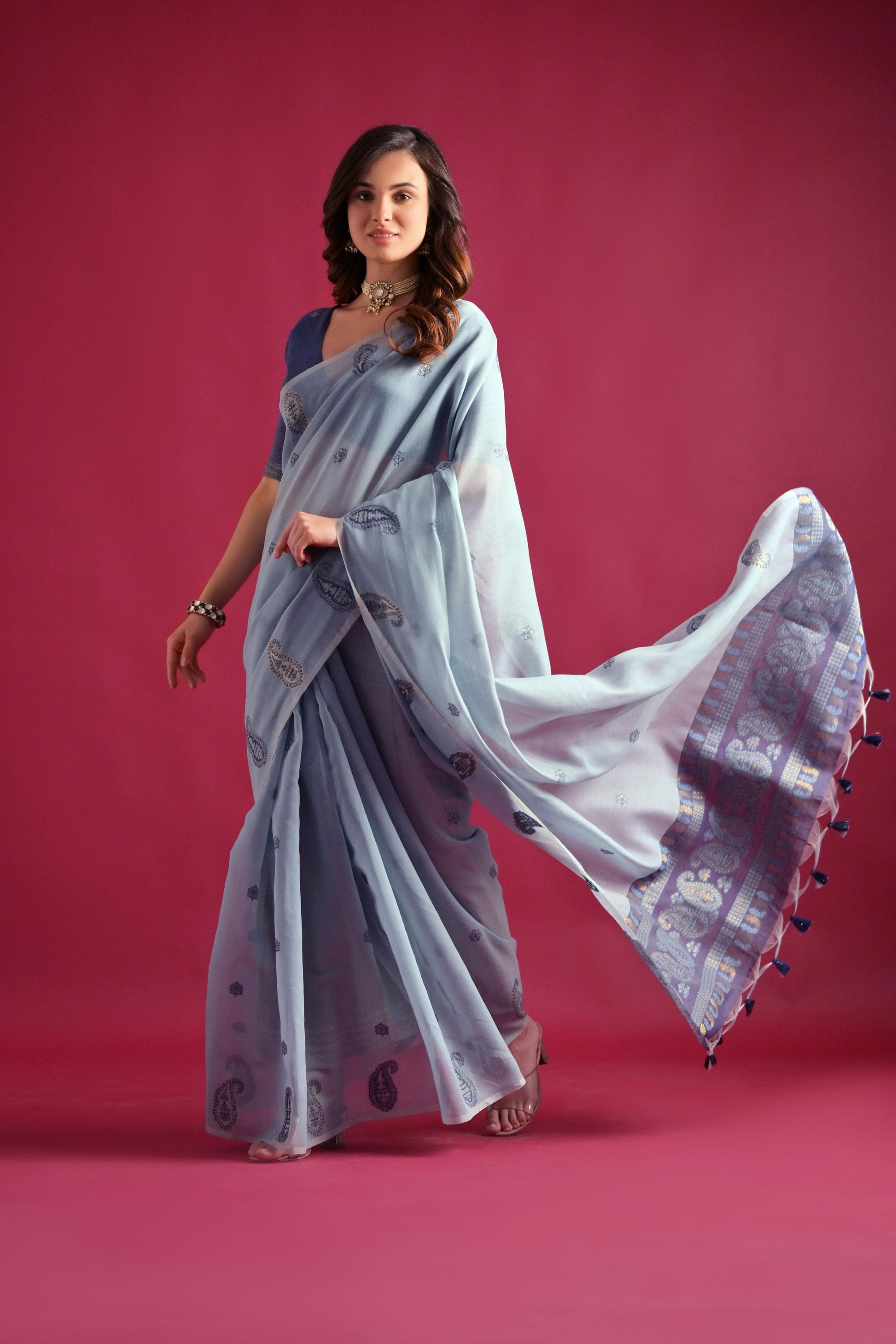 Hooriya fashions -  Premium Soft mul cotton saree