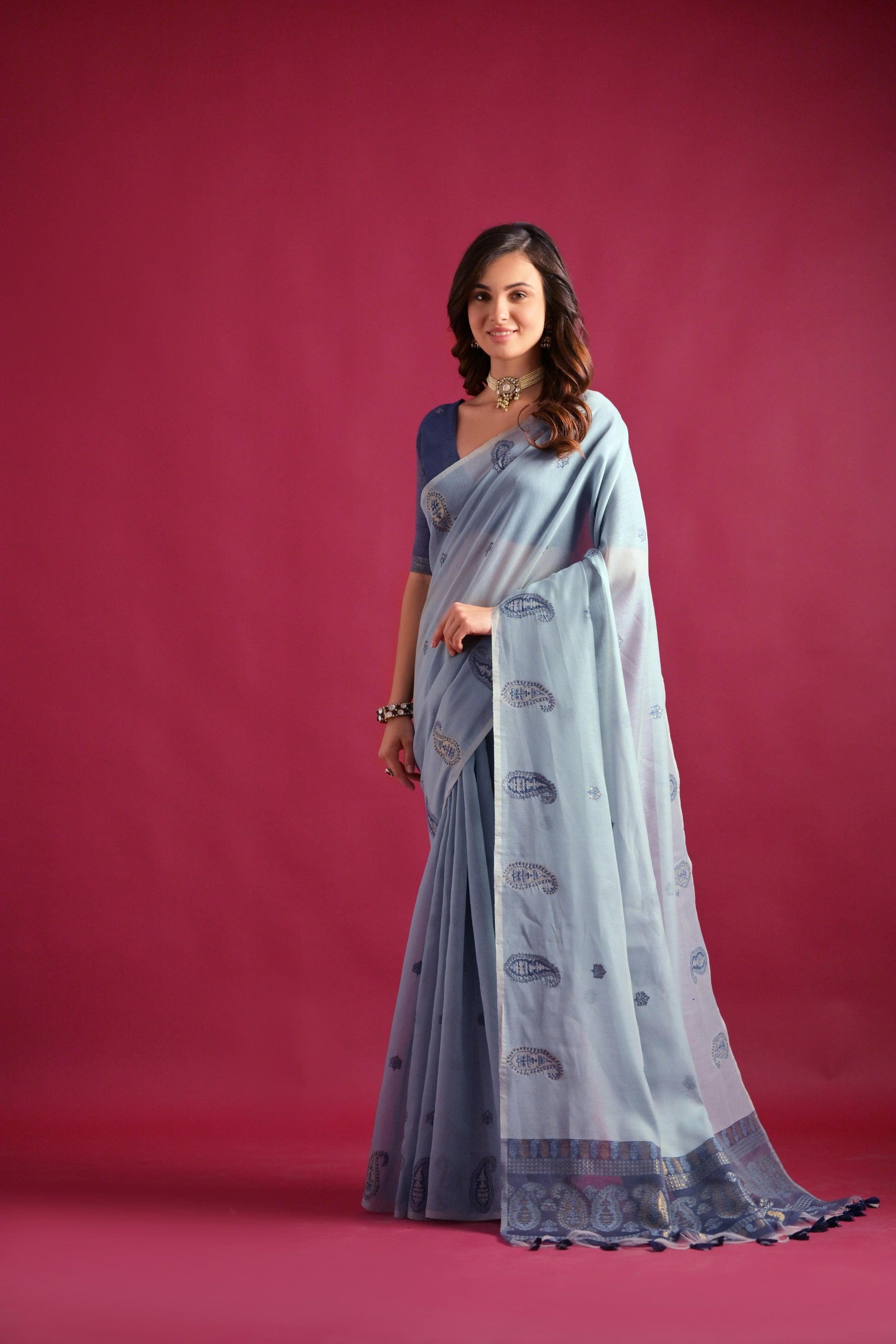 Hooriya fashions -  Premium Soft mul cotton saree