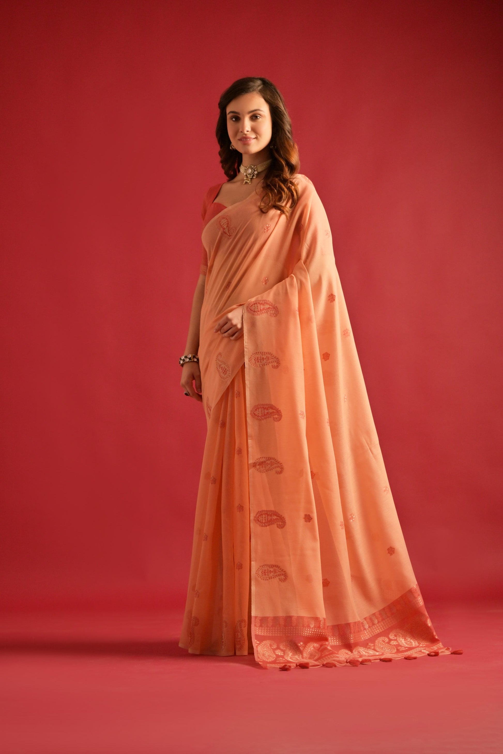 Hooriya fashions -  Premium Soft mul cotton saree