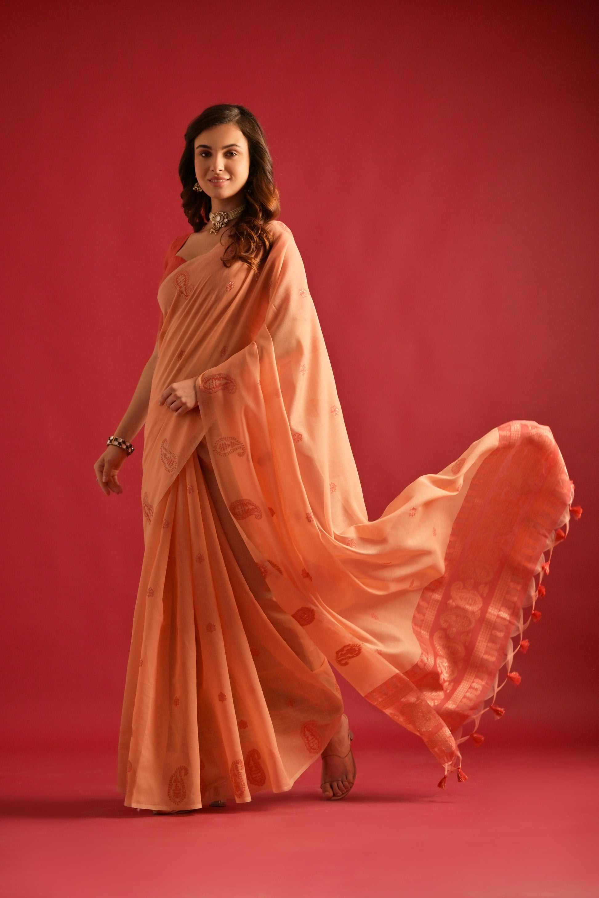 Hooriya fashions -  Premium Soft mul cotton saree
