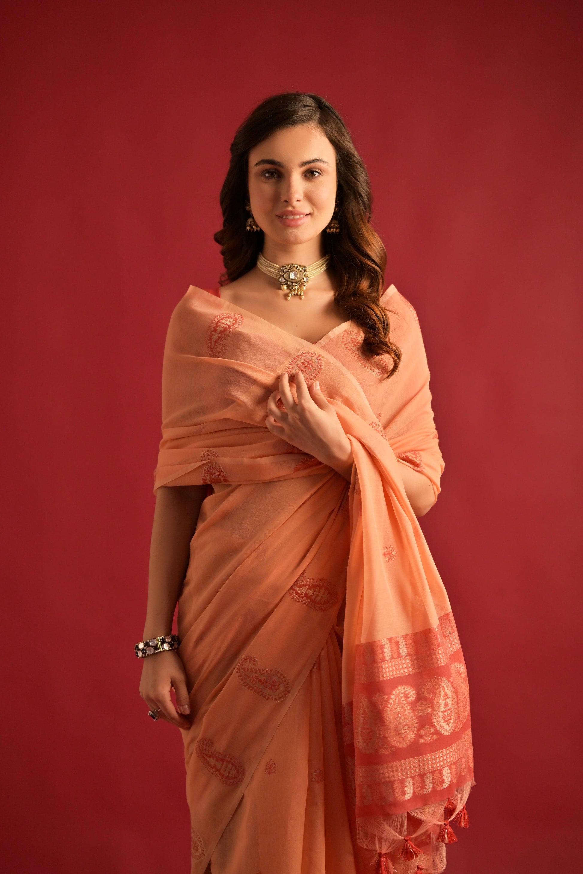 Hooriya fashions -  Premium Soft mul cotton saree