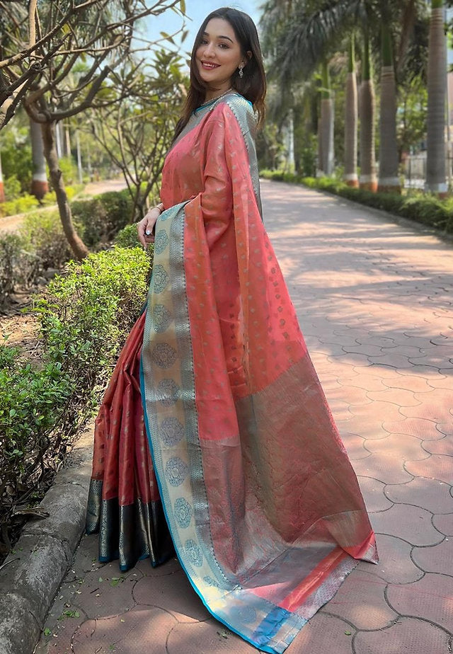 Hooriya Fashions - Banarasi Soft Silk Saree .