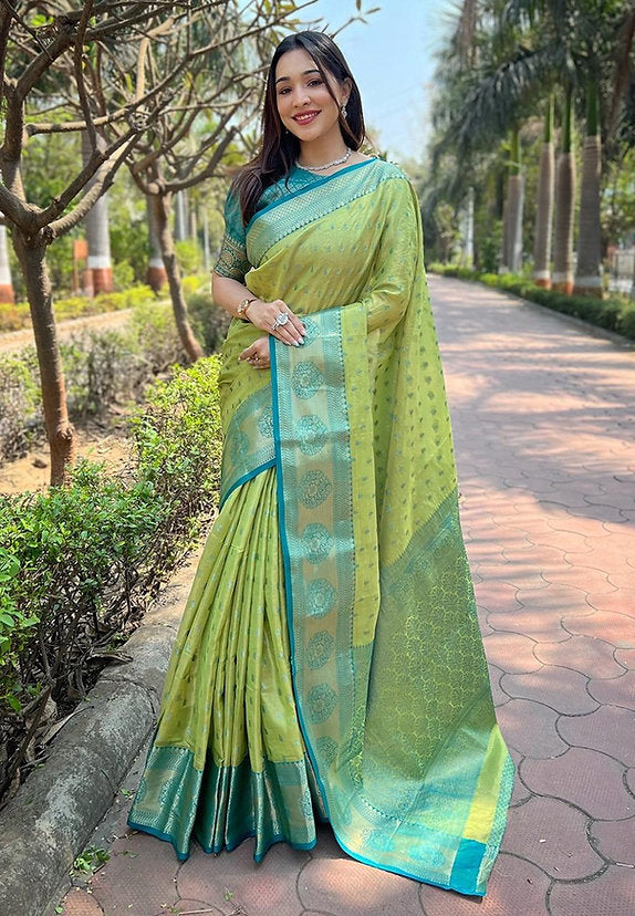 Hooriya Fashions - Banarasi Soft Silk Saree .