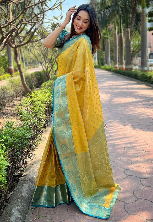 Hooriya Fashions - Banarasi Soft Silk Saree .