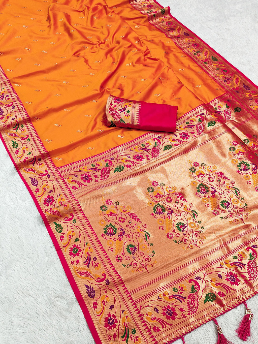 Hooriya Fashions - Soft Pethani silk saree