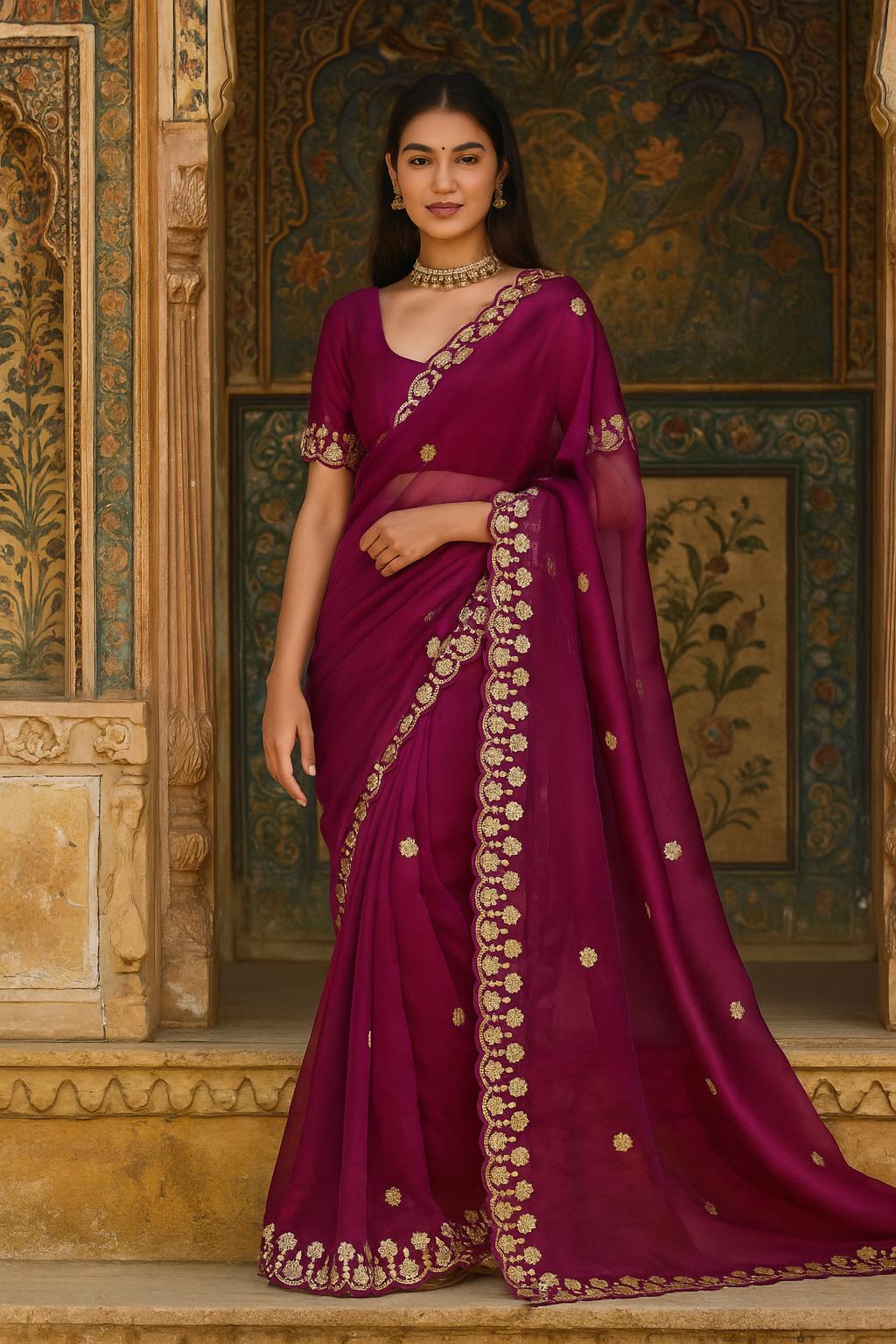 hooriya fashions -  jimmy choo saree