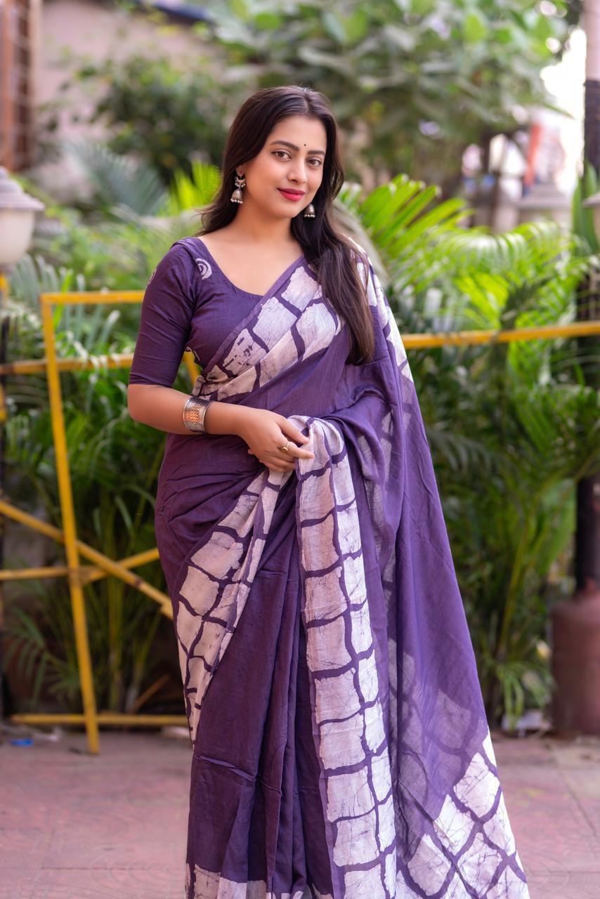Hooriya Fashions - New pure chanderi batik sarees.