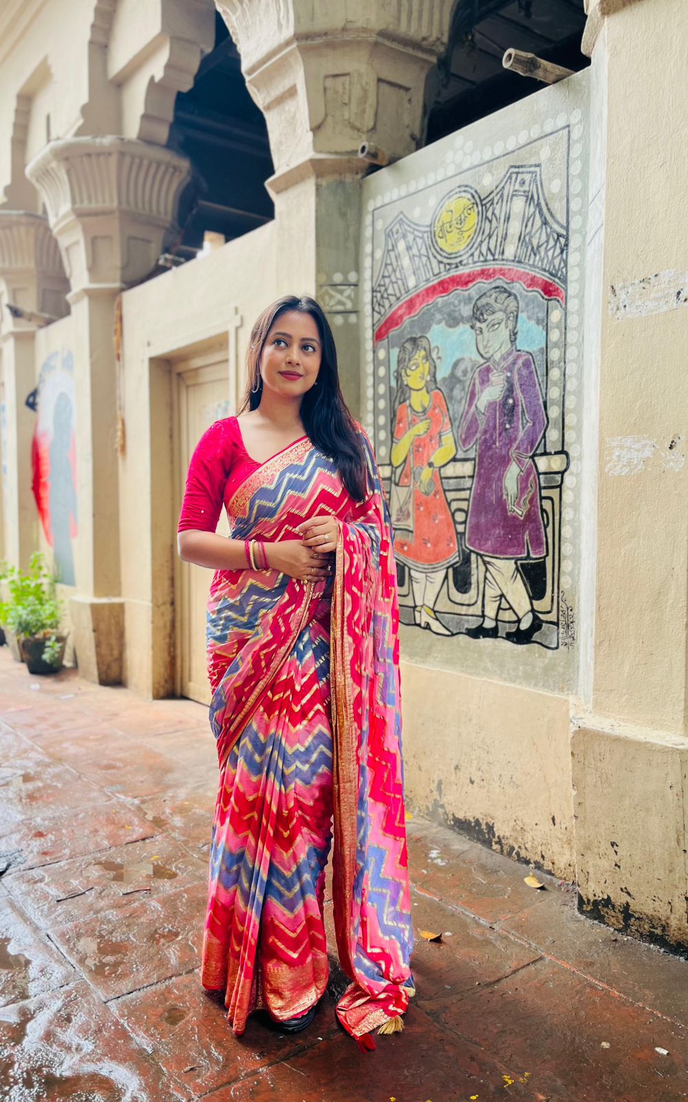 Hooriya Fashions - New fancy pure georgette saree.