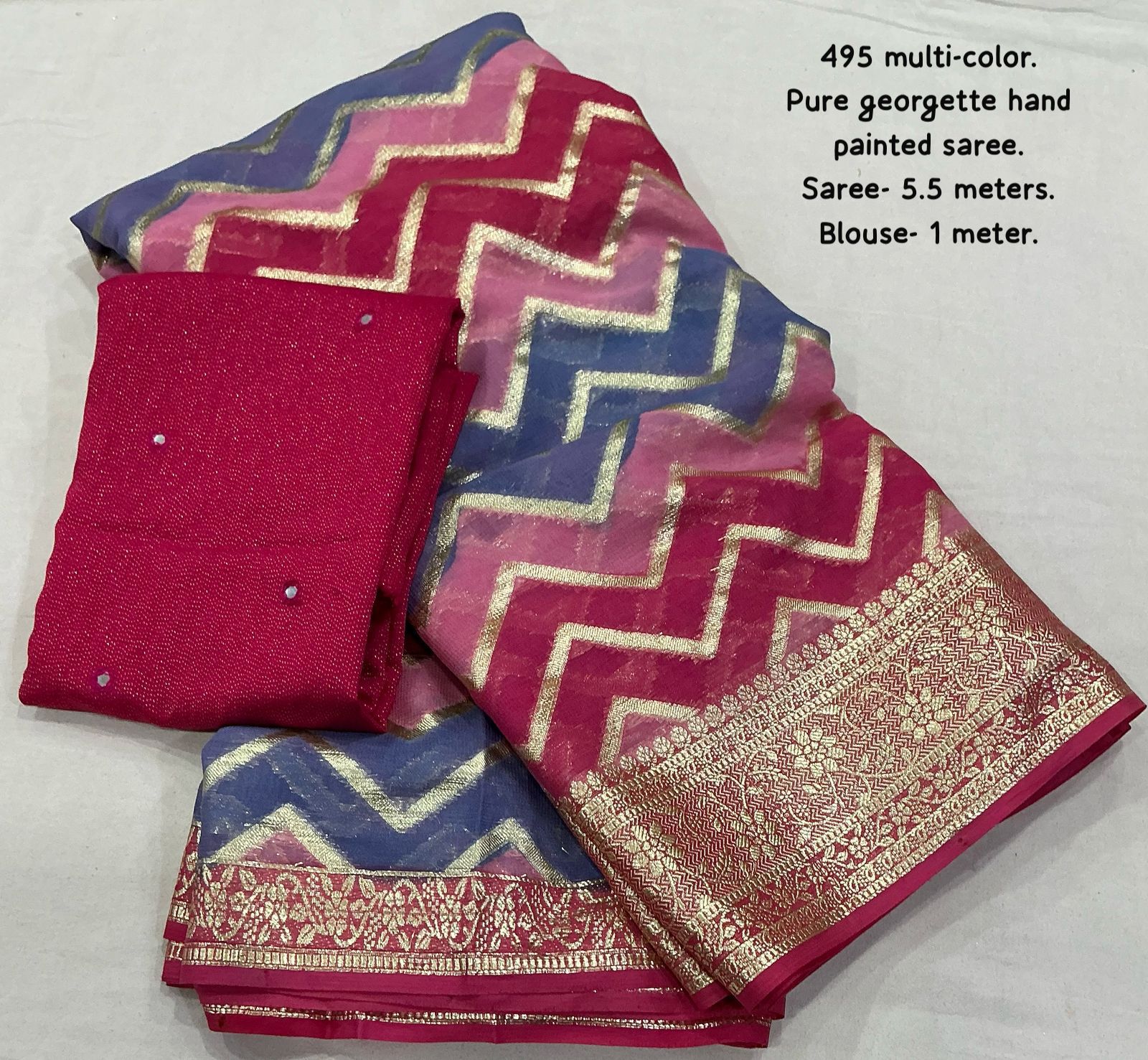 Hooriya Fashions - New fancy pure georgette saree.