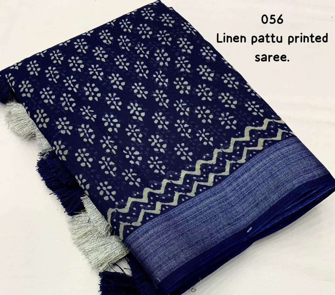 Hooriya Fashions - Quality- soft linen by linen saree.