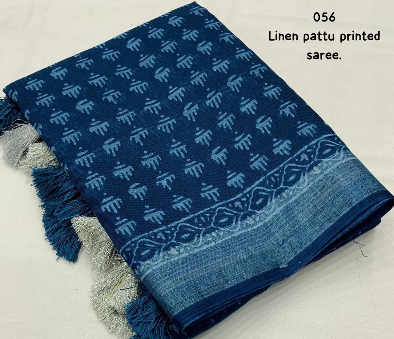 Hooriya Fashions - Quality- soft linen by linen saree.
