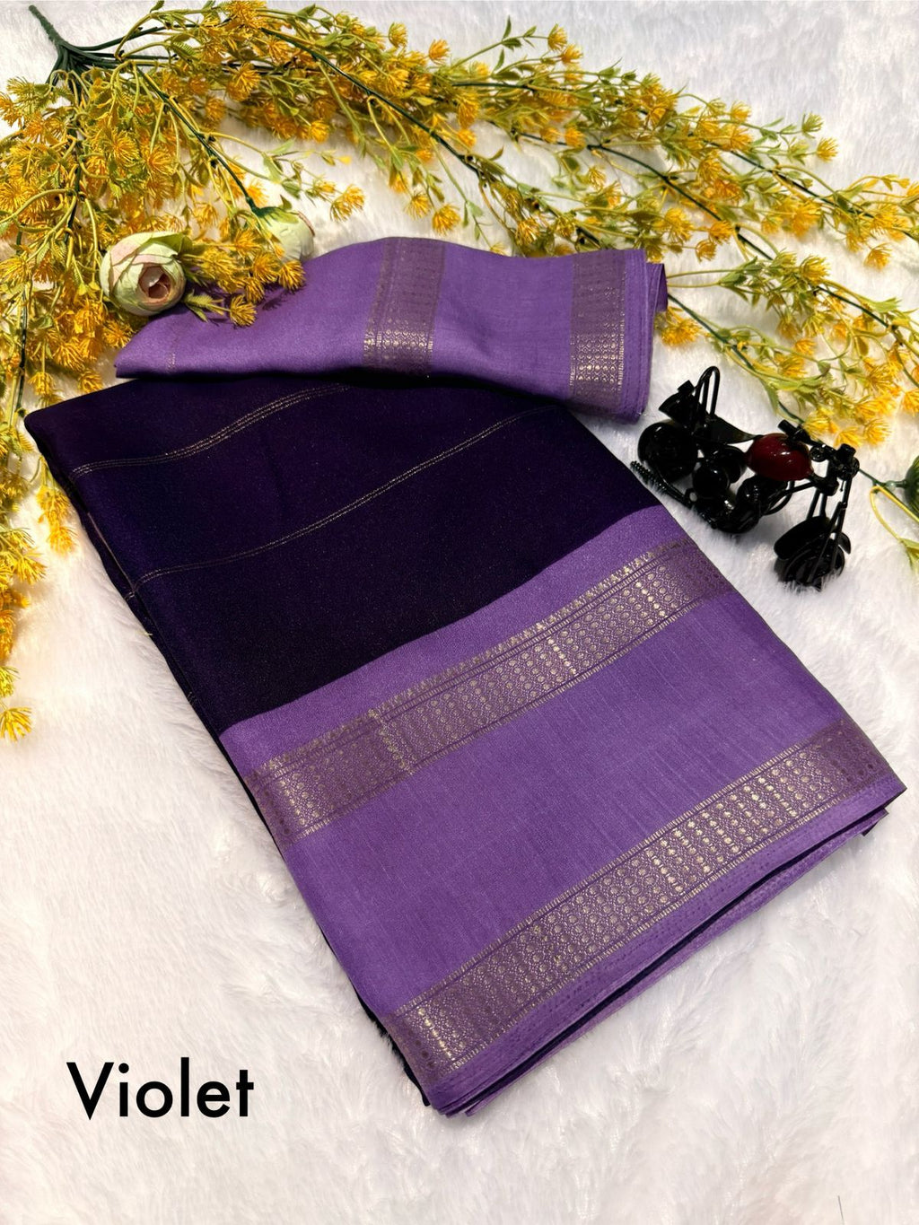 Hooriya Fashions - super marsh melon saree